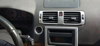 New Stainless Steel Car Front Dashboard Center AC Air Condition Vent Outlet Cover Trim For Volvo C30 S40 C70 2004-2013