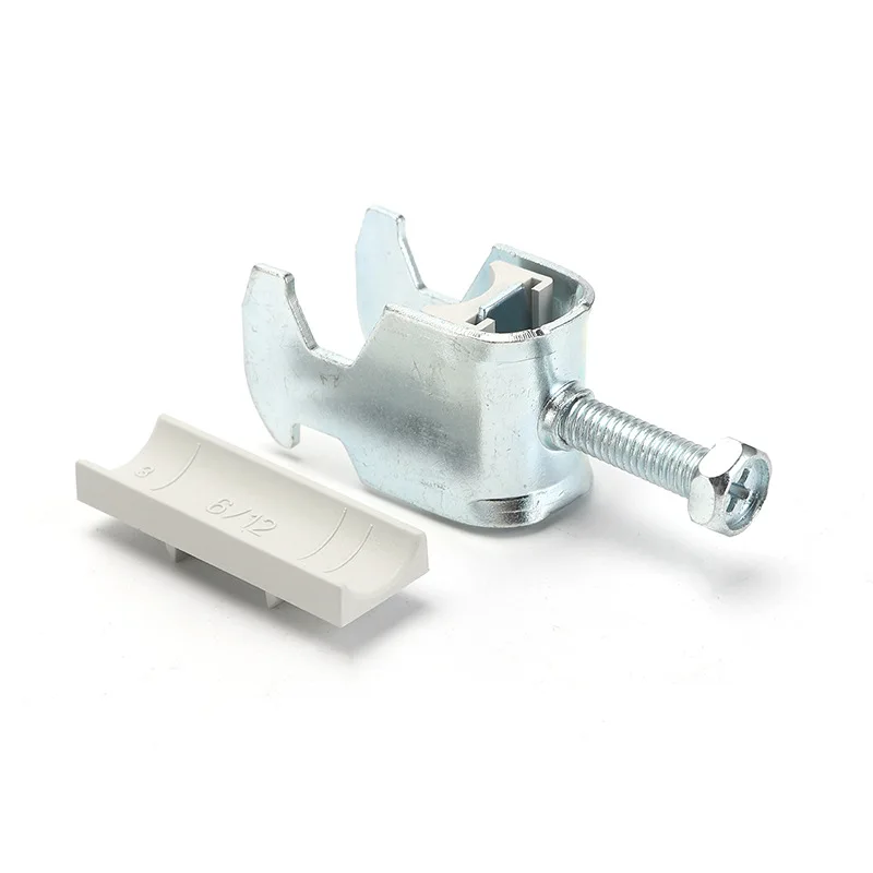 Metal cable clamp BK14 C type track clamp, cabinet cable fixing card