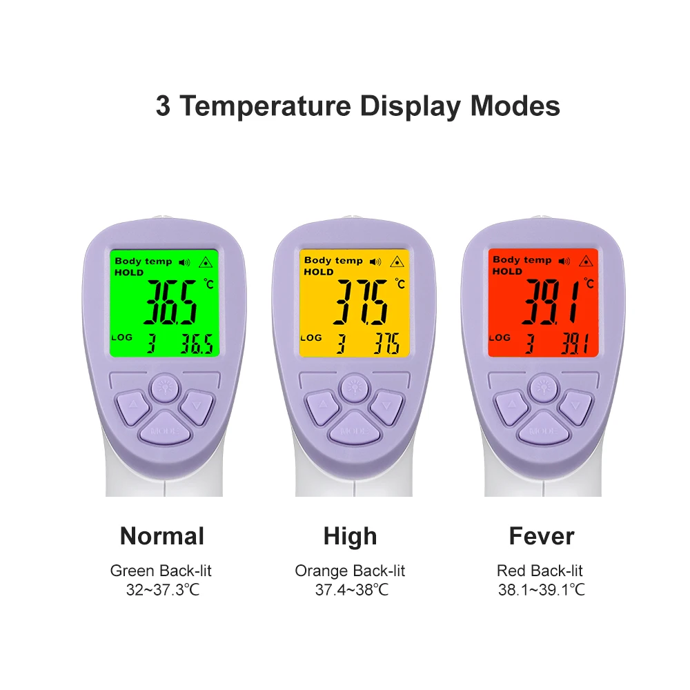 DT-8806C IR Infrared Digital Thermometer LCD Non-Contact Forehead Baby Adult Body Termomete Handheld Laser Temperature Gun Meter