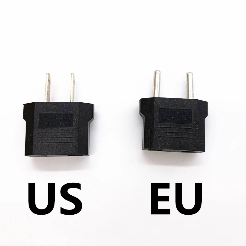 

1PCS Universal Charging Convertor travel household 220V 2 holes 10A EU US dual-use transform plug socket Adapter