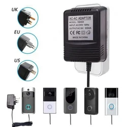 Adaptateur secteur sans fil pour EKEN V5, sonnette vidéo, caméra, interphone vidéo, chargeur aved, UE, US, 500 V, 110V, 18V, 220 mAh