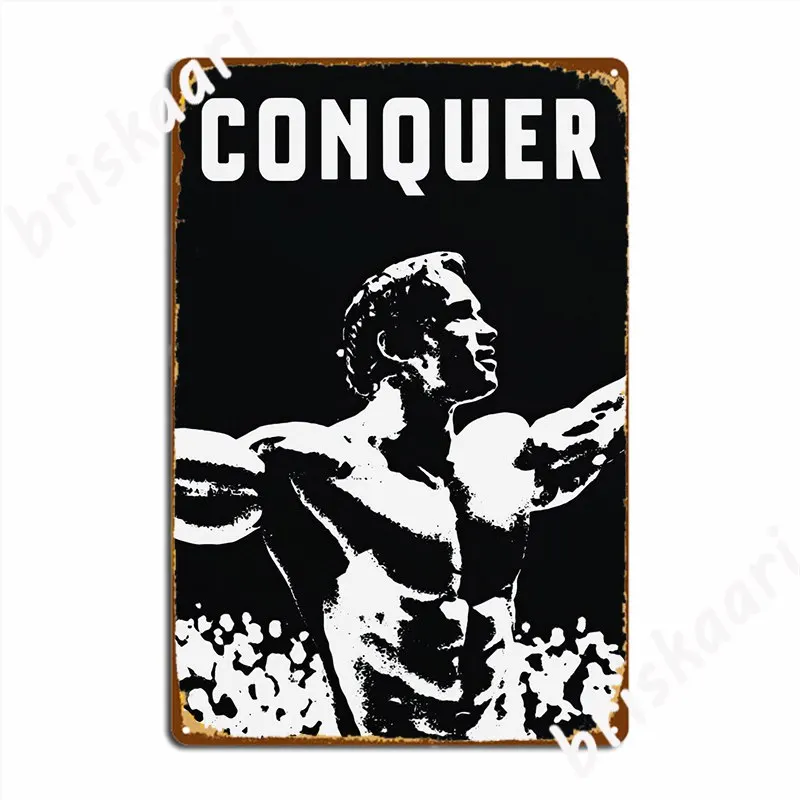 Arnold Schwarzenegger Poster Metal Plaque Design Cinema Club Home Plates Tin Sign Poster