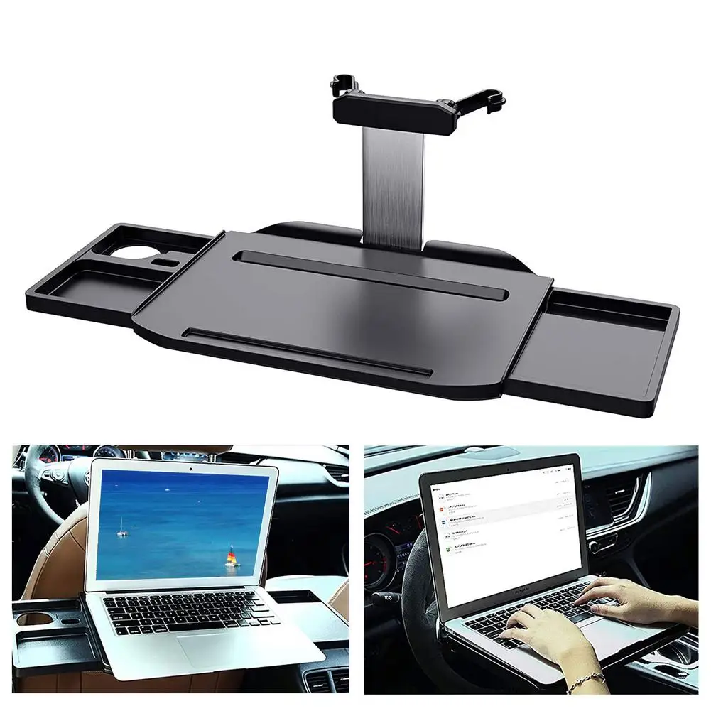 Universal Car Laptop Desk Mount Stand Steering Wheel Eat Work Drink Food Coffee Goods Tray Board Dining Table Holder