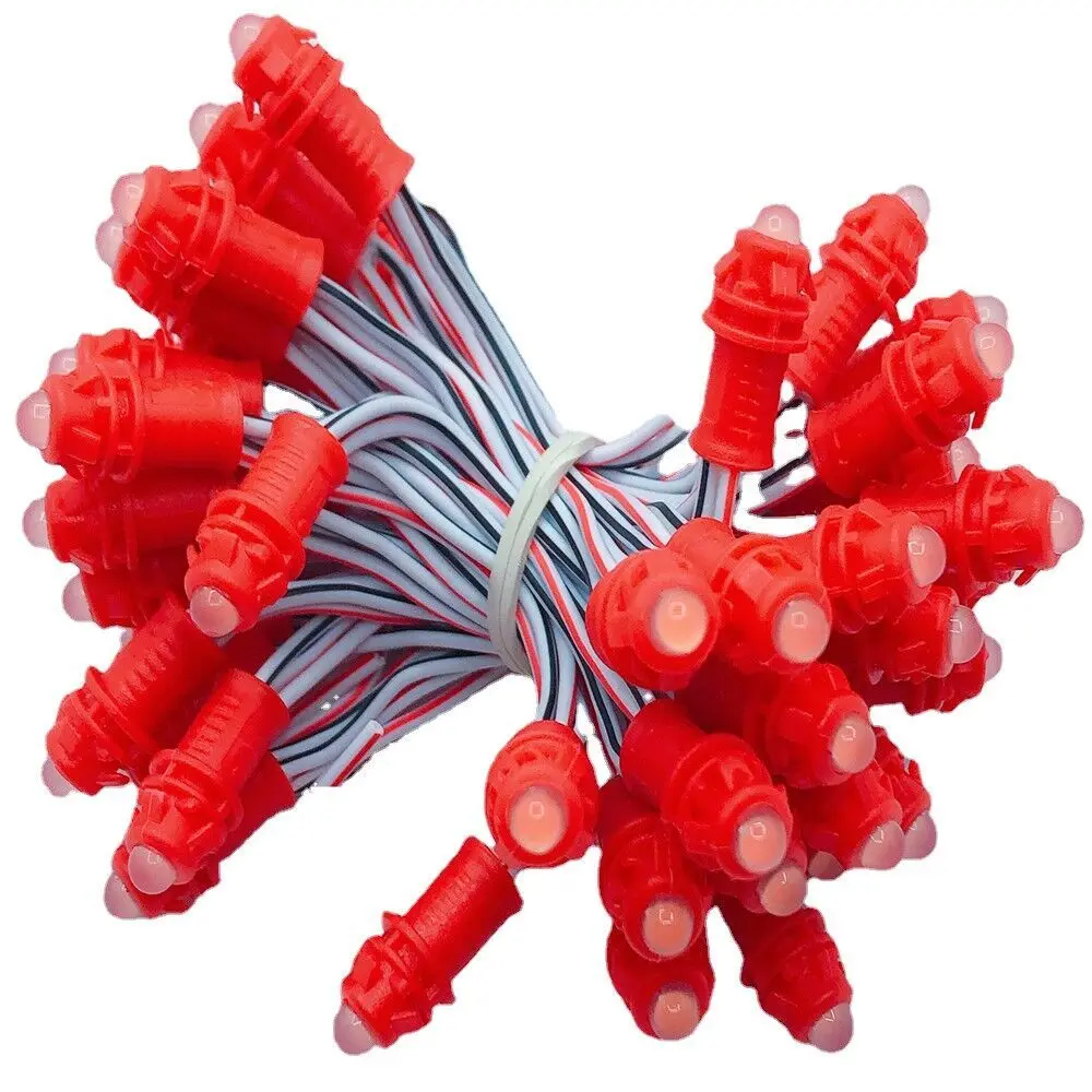 1000pcs DC12V 9mm Round Led Modules String Dimmable Advertisement Letters Waterproof Led Light Sign Pixel Christmas Decor Lights