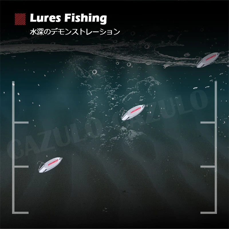 Sinking Metal Spoon Fishing Lure Accesorios Isca Artificial Weights 1.5-60g Bait Bass Articulos De Pesca Carp Fish Tackle Leurre