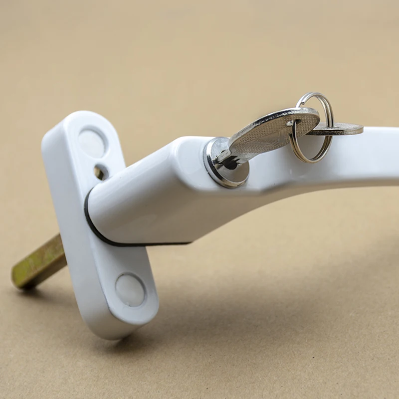 Alloy Inner Flat Open Inner Open Curtain Wall Doors And Windows Hardware Accessories Shift Fork Arc Handle Window Handle