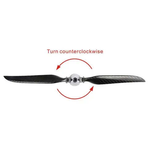 9.5x5,10x6,11x6,11x8,12x6.5,12X8,13X6.5,13x7,13x8 1 paio di eliche pieghevoli in fibra di carbonio per oggetti di scena per aerei RC ad ala fissa modello RC