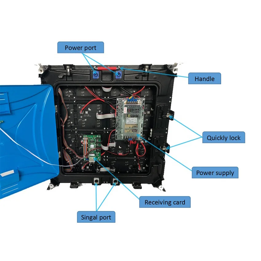 576X576 Mm Rgb Hd P6 Indoor Led Module Video Muur Hoge Kwaliteit P2.5 P3 P4 P5 P6 P7.62 p8 P10 Led Panel Full Color Led Display