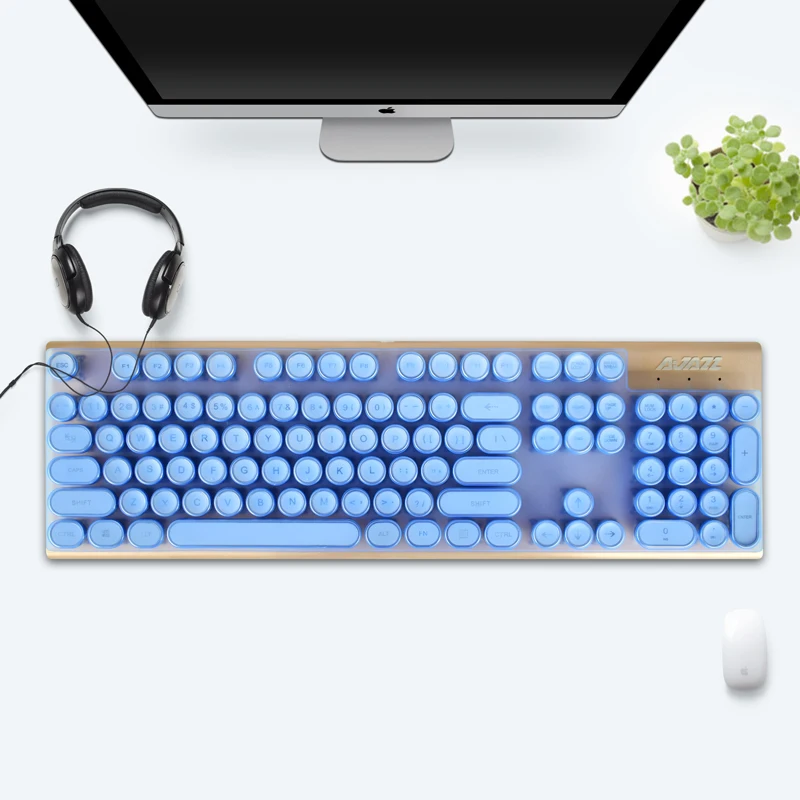 Keyboard Cover for Heijue AK40S Promise Mechanical Keyboard RK Shadow Steam Plating Punk Full Covering Sticker Protecter Film