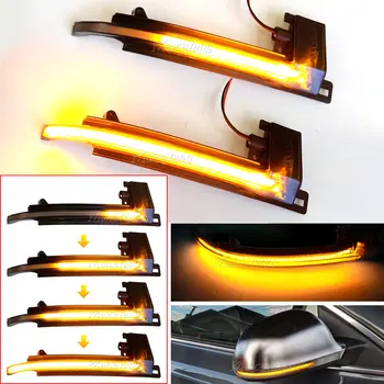 適用於Audi A3 S3 8P 10- 2012、A4 S4 RS4 B8 8K ( B8.5)、A5 S5 RS5 2011-2015 的側翼後視鏡轉向指示燈動態方向燈 LED 燈 10 最佳銷售 奧迪A4 B8動態LED方向燈 - №2