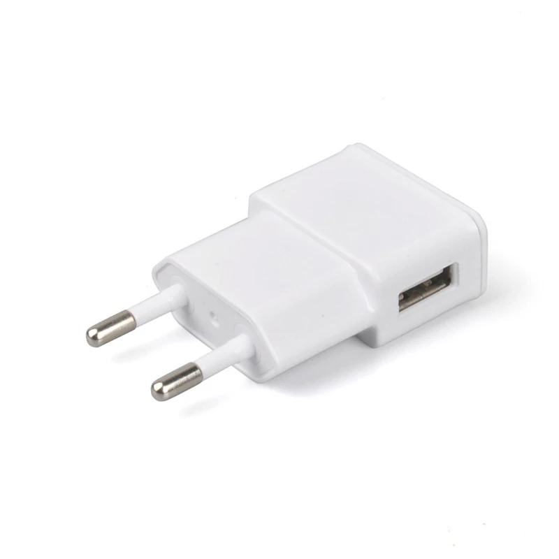 Cargador USB de pared, adaptador de corriente de carga para teléfono móvil Samsung, iphone, ipad Universal, 1 USB, enchufe europeo y estadounidense