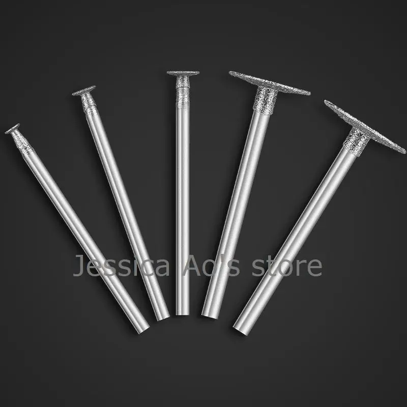 0.5-16mm 28pcs Electric Mill Accessories Diamond Grinding Head Metal Surface Polishing Jade Stone Carving Tool Burr Smoothing
