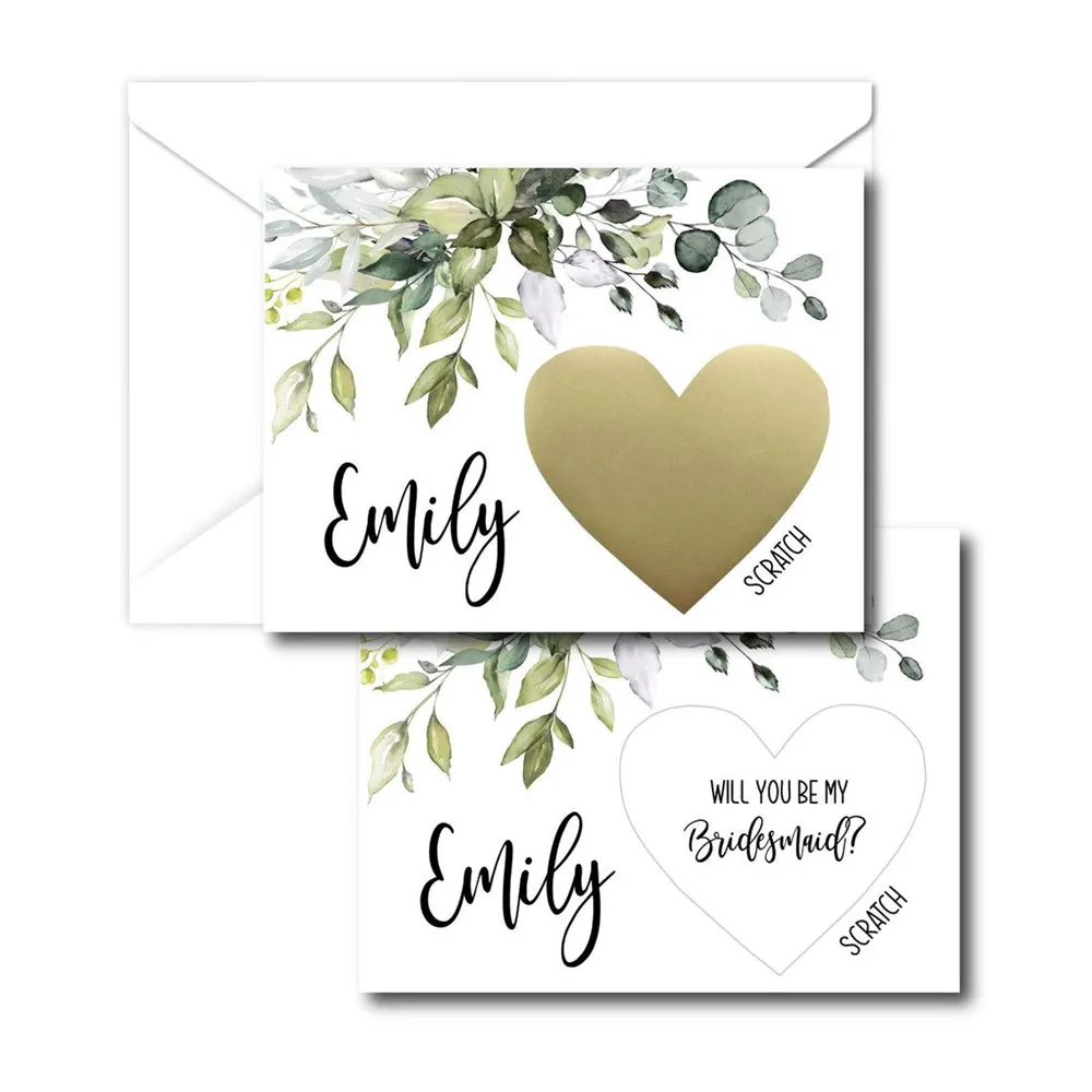 

Personalized Scratch Cards, Custom Bridesmaid Proposal Card, Honor Maid Proposal, Fun Gift