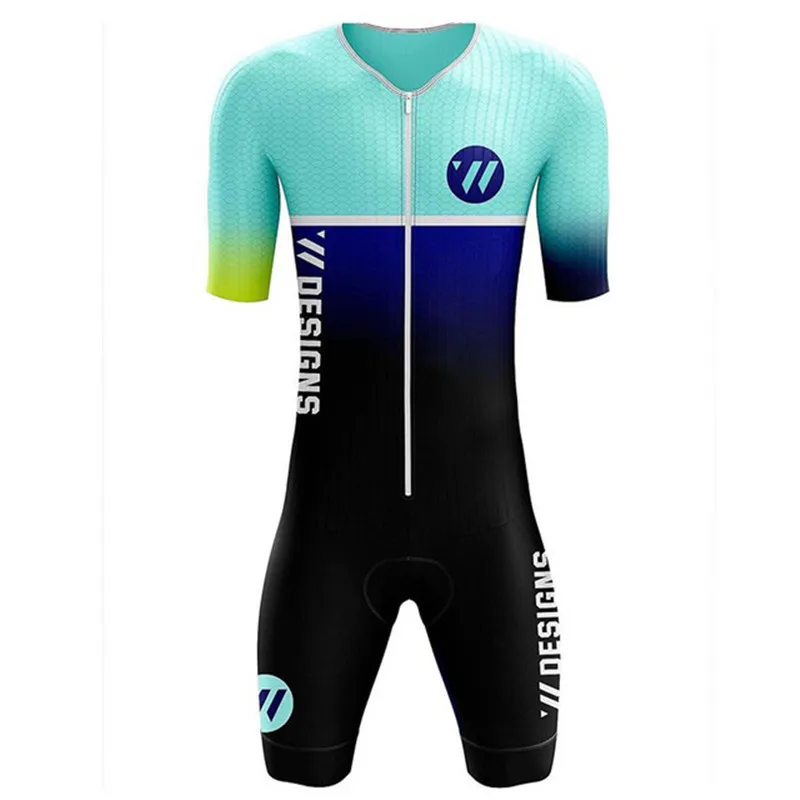 

Vvsports designs Summer Men Short Sleeve Cycling Clothing Jumpsuit Pro Cycle Racing Skinsuit Maillot Ciclismo Bycicle Triathlon