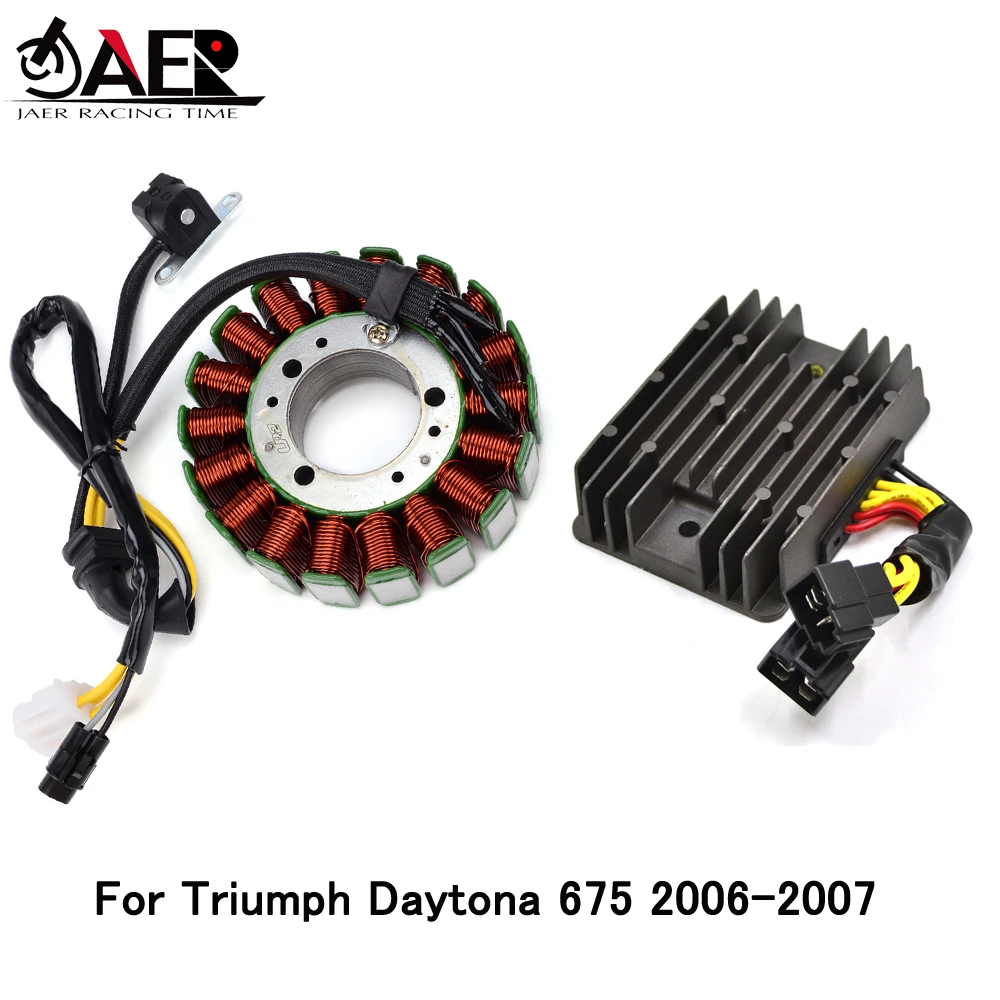 

For Triumph Daytona 675 2006-2007 Generator Stator Coil + Voltage Regulator Rectifier