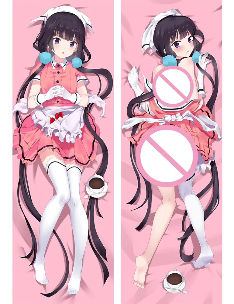 Funda de almohada de mezcla Sakuranomiya Maika Dakimakura 59 ", cubierta de almohada personalizada de Anime para abrazar el cuerpo, ropa de cama de dibujos animados, Otaku