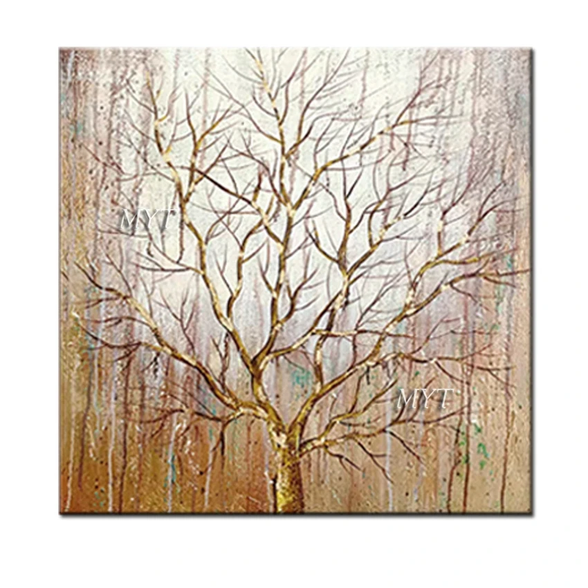 A Dead Tree Without Leaves Abstract Oil Painting 100% Handpainted Modern Paintings On Canvas Wall Art Home Decoration Beautiful