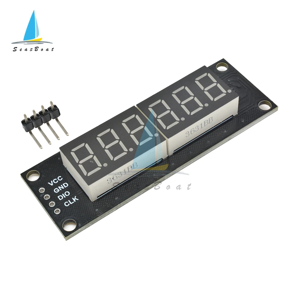 TM1637 modulo Display digitale a LED a 7 segmenti a 6 cifre per arduino 0.36 inche Nixie Tube quattro scheda Driver seriale