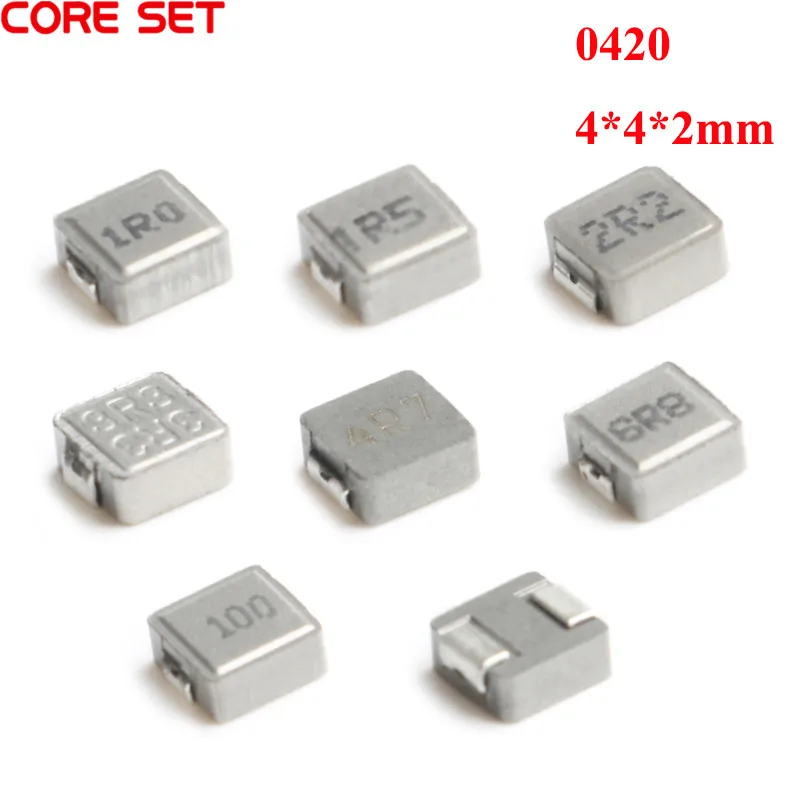 Inductores de potencia de moldeo SMD, 10 piezas, 1040, 1265, 0420, 0520, 0530, 0630, 0650, 1UH, 6.8UH, 10UH, 15UH, 22UH, 33UH, 100uH, 150uH, 220uH