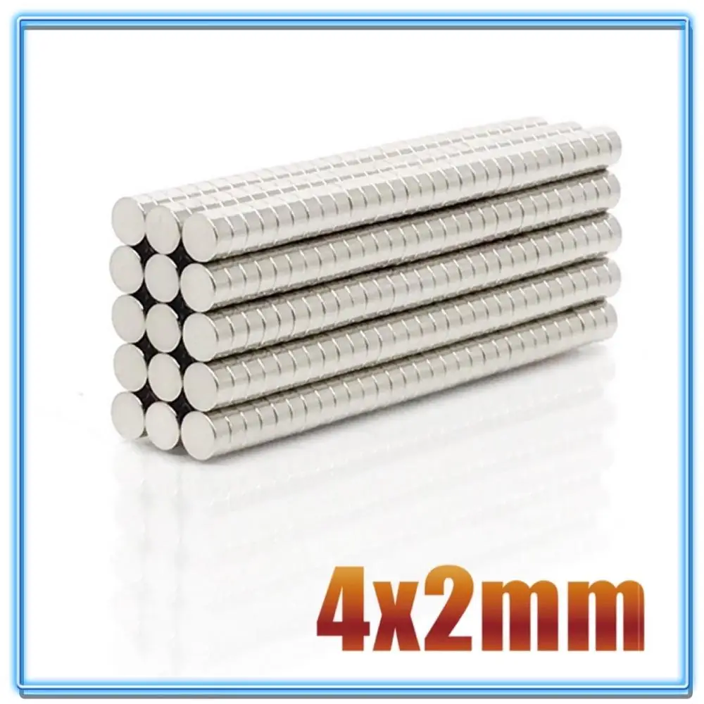 100 ~ 500Pcs N35 Runde Magnet 4x1 4x 1,5 4x2 4x3 4x10 neodym Magnet Permanent NdFeB Super Starke Starke Magneten 4*2 4*1