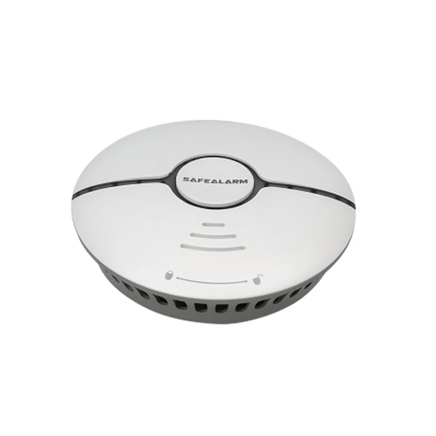 Vida inteligente tuya detector de fumaça segurança em casa alarme incêndio 2.4g wi fi sensor cigarro sem fio standalone compatível alexa google