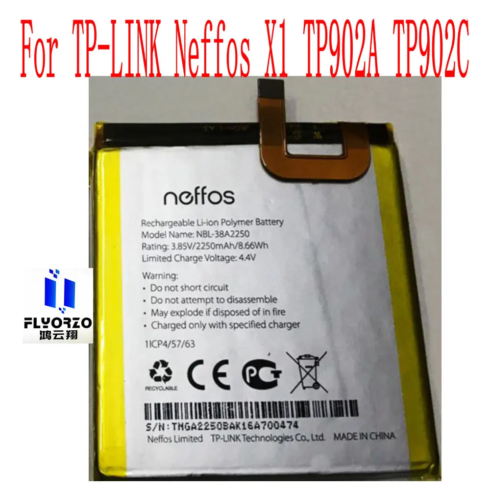 New Original NBL-38A2250 Battery For TP-LINK Neffos X1 TP902A TP902C Mobile Phone