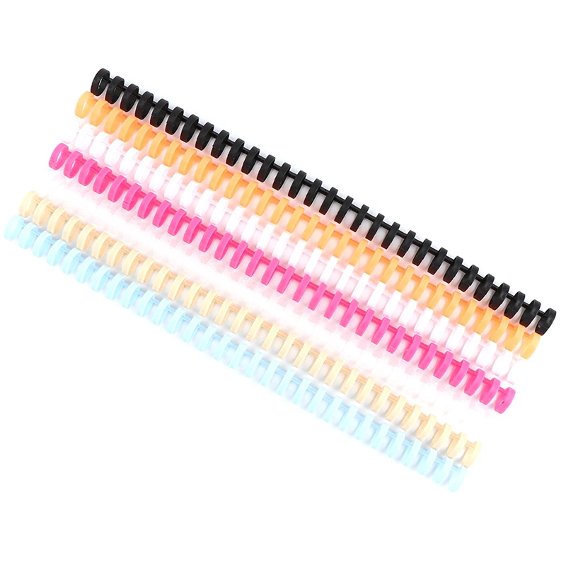 Loose-leaf Plastic Binding Ring Spring Spiral Rings For 30 Holes A4 A5 A6 Paper Notebook Stationery Office Supplies