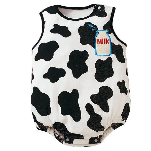 2020Cosplay Baby Bodysuit Summer Baby Boy Girls Watermelon Strawberry Jumpsuit Cotton Infant Toddler Costumes Sleeveless