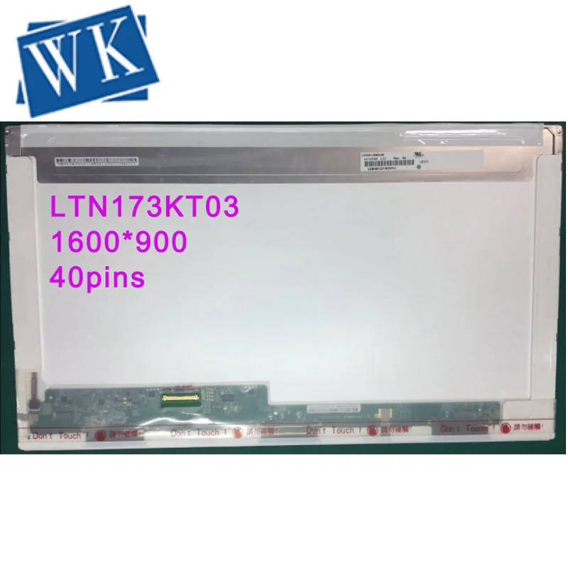 

for LTN173KT03 for original model LTN173KT03 Fit for HP 17-e011sr Laptop LCD LED Screen 1600*900 LVDS 40pins