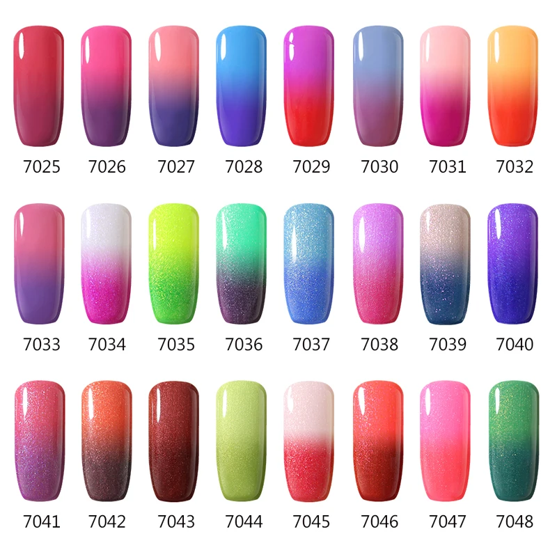 Clou Beaute Thermo Change Nail Gel Primer Gel Varnish Soak Off UV LED Gel Nail Polish 48 Colors esmaltes permanentes de uv y led