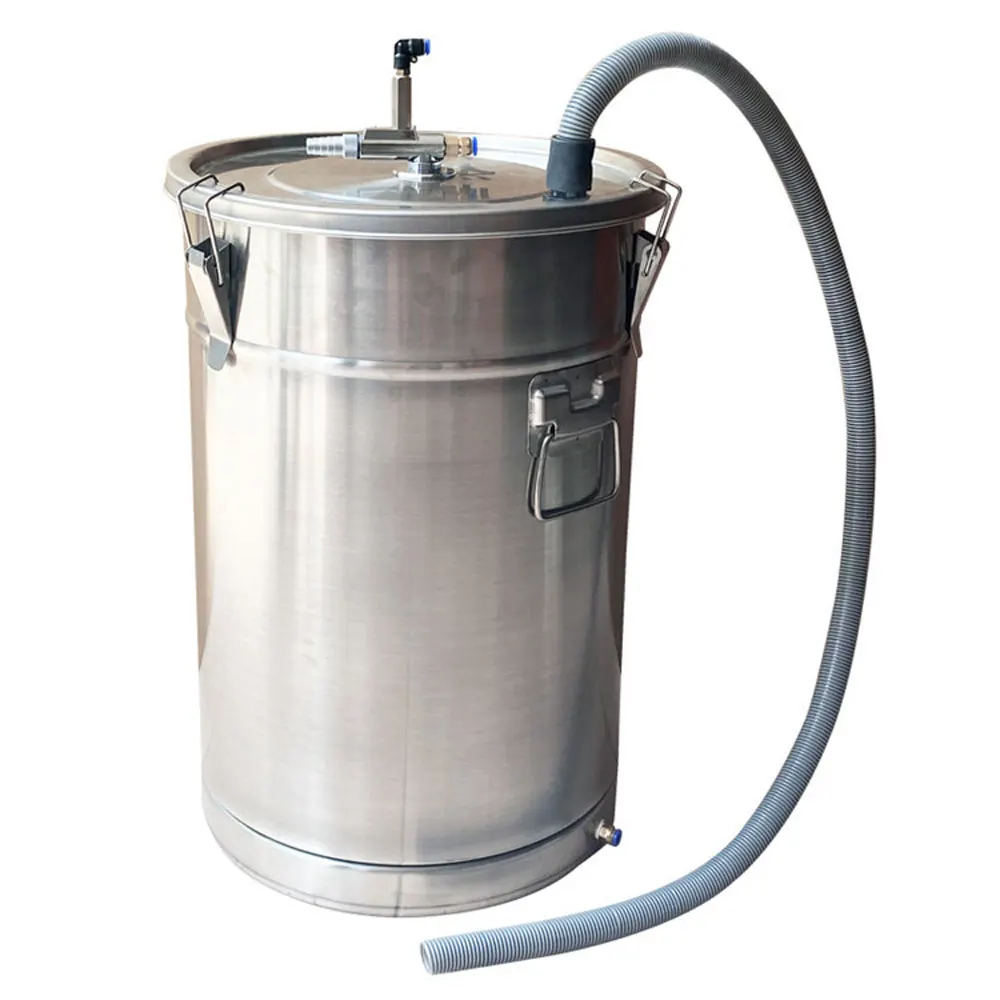 Stainless Steel Electrostatic Spraying Machine Powder Supply Barrel, Vulcanized Powder Barrel, Plastic Powder Delivery Barrel