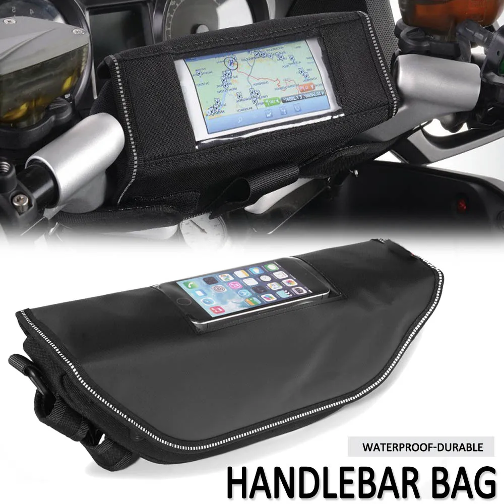 

Motorcycle handlebar bag Phone holder Storage package For BMW R1200RT R1250RT K1600GTL R1100RT R1150RT R850RT R850R