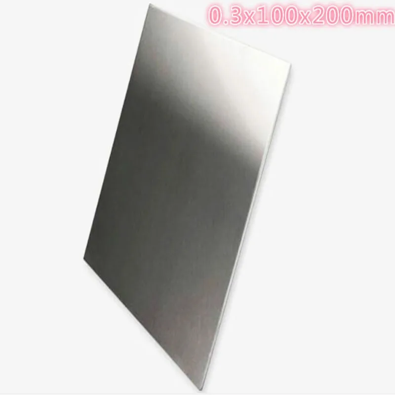 1PCS Nickel purity 99.96% Pure Nickel Ni Metal Thin Sheet Plate 0.3mm x 100mm x 200mm For Electroplating