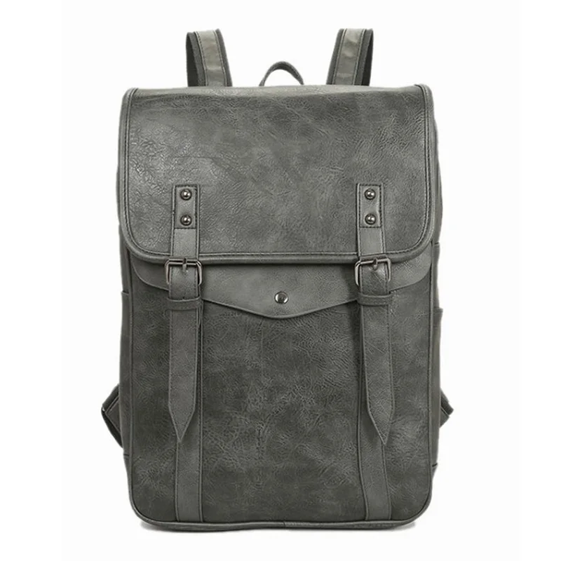 Multifunction Solid Leather Backpack Men Business Computer Back Pack Man Casual Fashion Travel Backpacks For Man Waterproof Bag