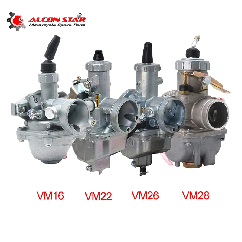 Alconstar-Mikuni VM16 VM22 VM26 VM28 Carburetor 19mm 26mm 30mm 32mm Carb For Honda for Yamaha 110cc-250cc Dirt Pit Bike ATV