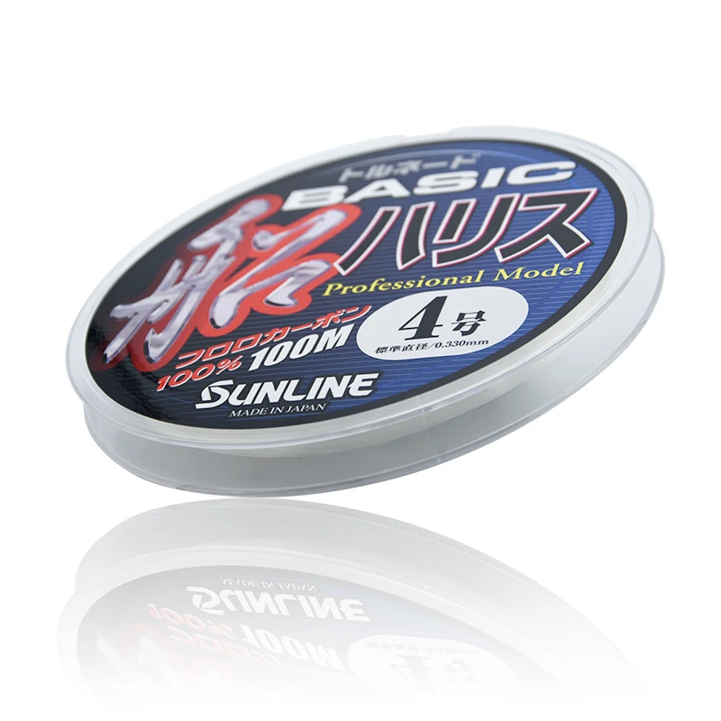 SUNLINE Harisu Tornado Basic Boat HG Fluorocarbon High Strength 100 Meters 2-20LB Fishing Line for SEA Boat Fishing