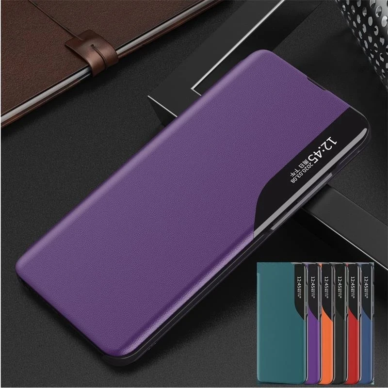 High Quality Leather Flip Case for Samsung Galaxy S21 Ultra S20 FE S22 Plus S23 Cover