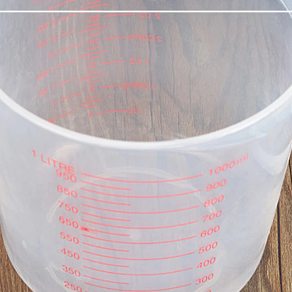 1000ml Liquid Measuring Cups Portable Liquid Container Liquid Measuring Cups Volumetric Beaker for Kitchen Lab School image 5