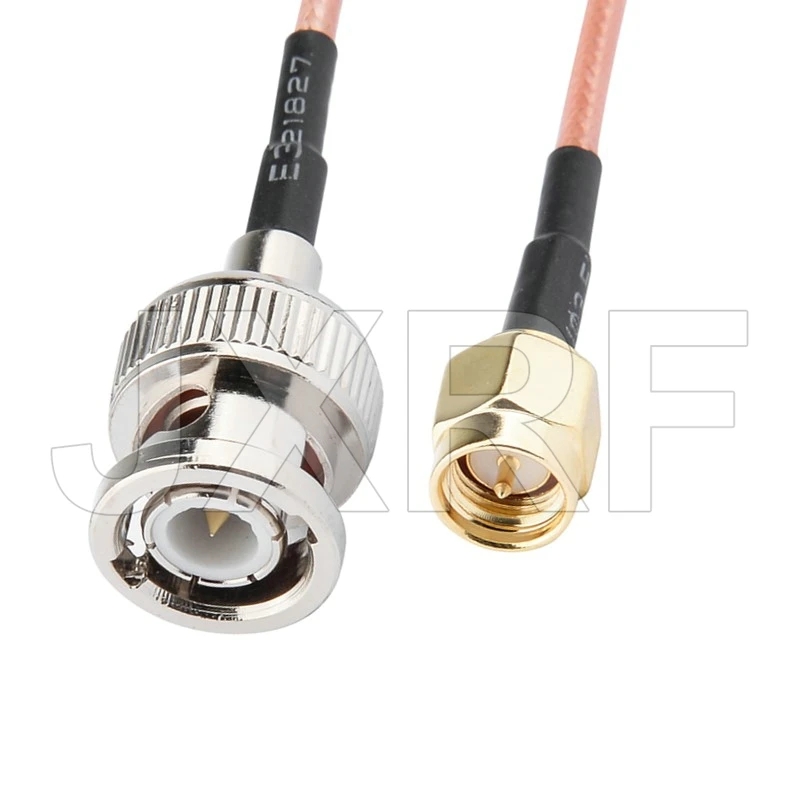 SMA Male to BNC Male RF Coaxial Cable Pigtail SMA Male 90-Degree to BNC Male Right Angle Using RG316 Jumper RFCoaxial Cable