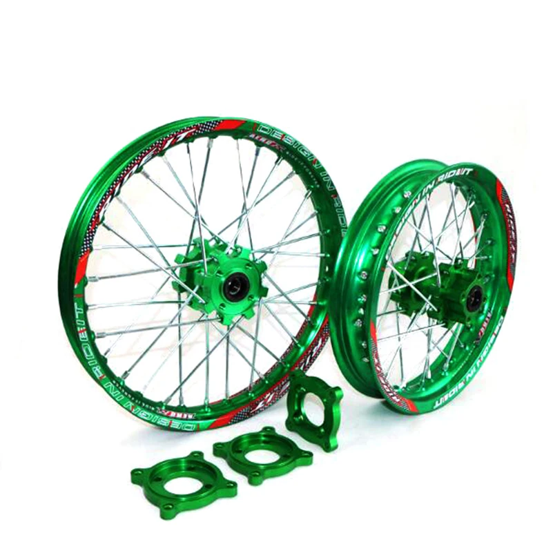 Motorcycle Front 1.60-17 inch Rear 1.85-14 inch Wheel Rims For KAYO HR-160cc TY150CC Dirt Pit bike 14/17 inch motorcycle wheel