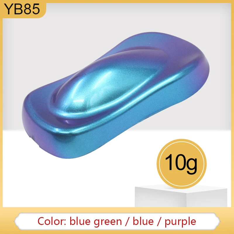 

10g Chameleon Pigments Acrylic Paint Powder Coating YB85 Chameleon Dye for Cars Arts Crafts Nails De