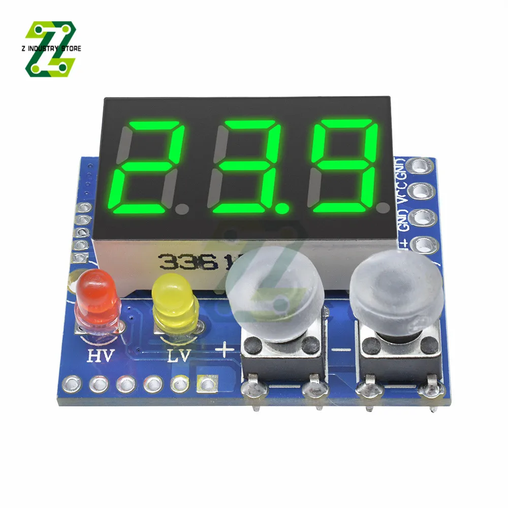DC 0-99,9 V LED-Panel Digital Voltmeter Mit Alarm Anzeige Spannung Display Meter Modul Board Diy