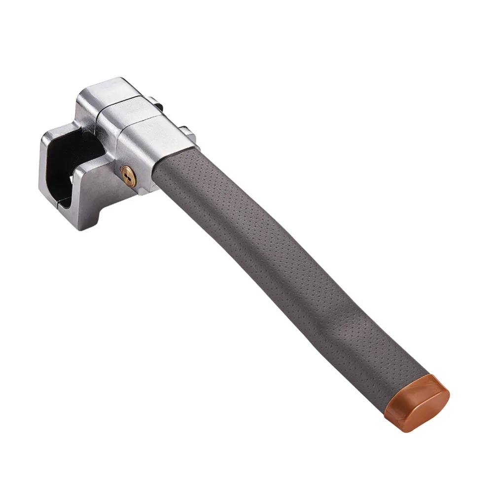 

Black Car Steering Wheel Lock Anti-theft Alloy Security Auto Accessorie Steering Wheel Lock With Keys