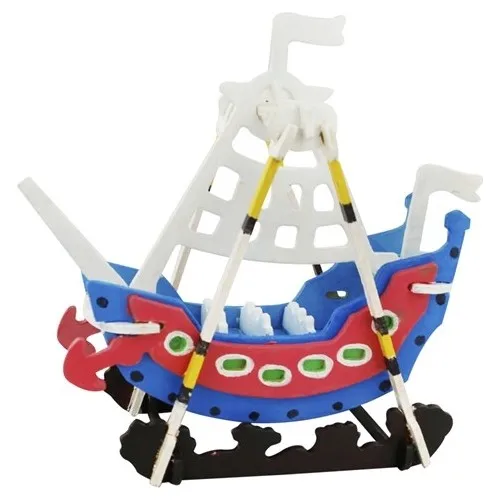 

Robotime Boyamalı 3D Wooden Puzzle Rocking Boat