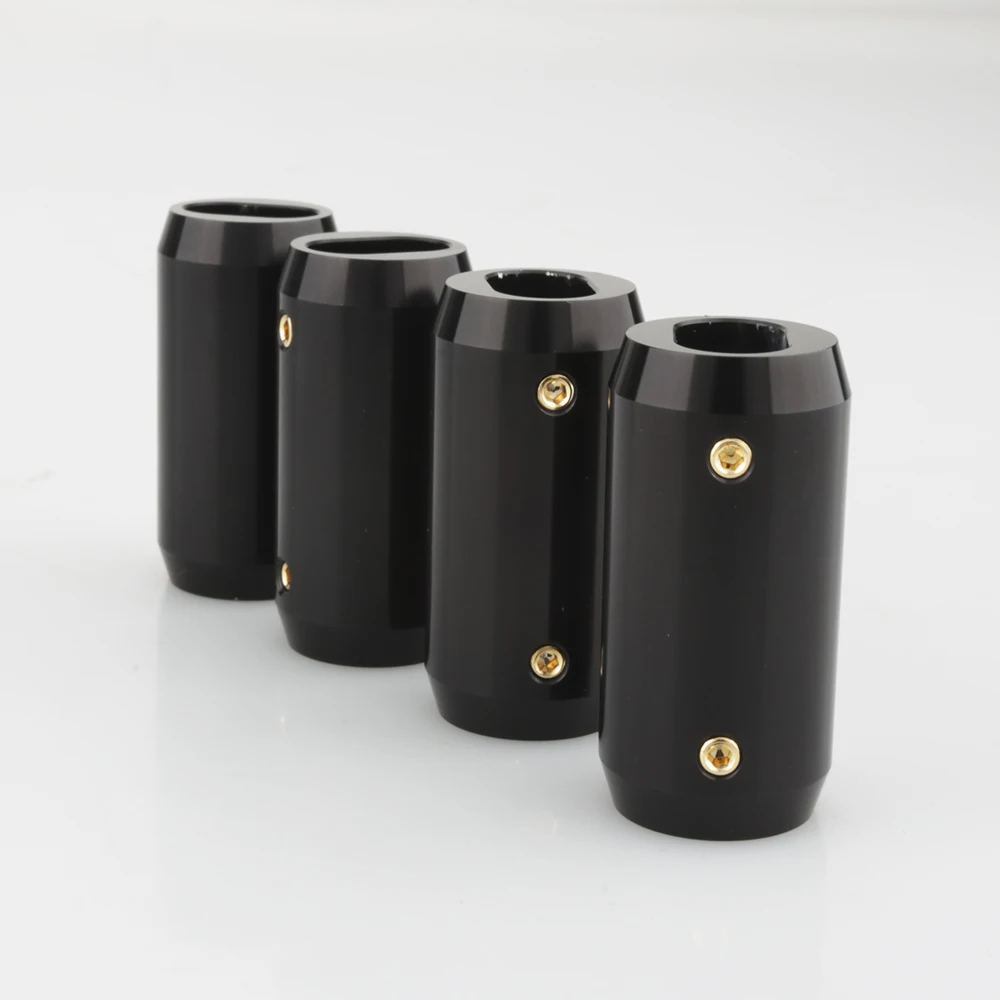 4X Audiocrast AY01B pantaloni Boot Y Splitter 1 a 2 bi-wire splitter Audio connettore filo fai-da-te altoparlante nero cavo cavo pantaloni stivali