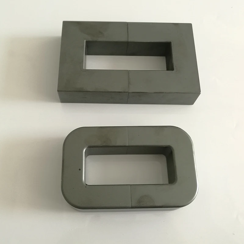 Núcleo magnético em forma de u uf80 af93/76/30, transformador de alta frequência, alta tensão, pacote quadrado de manganês-zinco