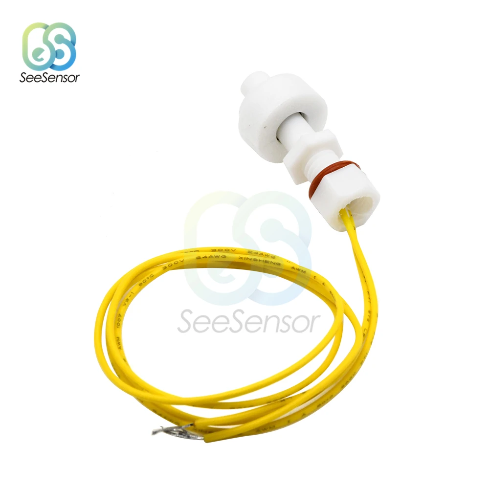 Normally Closed Low Pressure Float Switch ZP2508 Mini PP Tank Pool Water Liquid Level Sensor Vertical Float Switches 220V