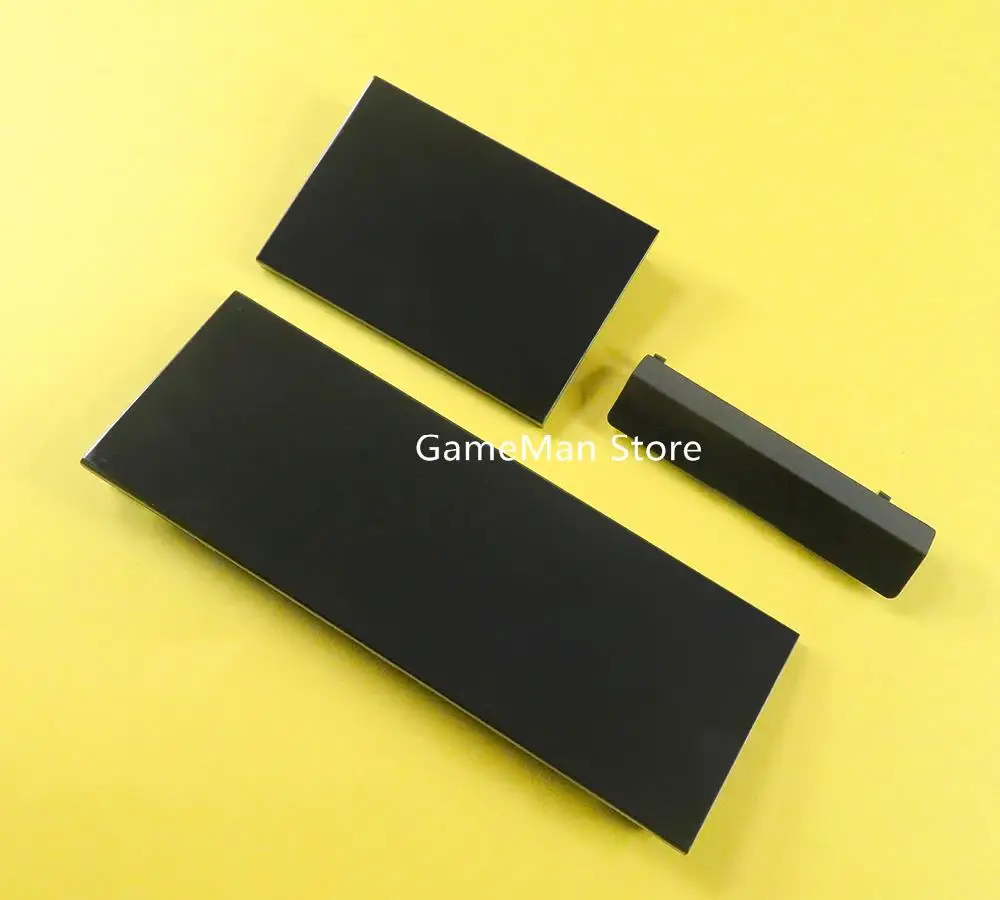20sets/lot Black and white 3 in 1  Memeory Card Door Slot Cover Lid 3 Parts Door Covers for Nintendo Wii Console