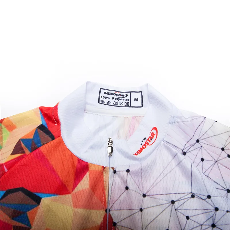 Koszulka kolarska Weimostar 3D Męska koszulka rowerowa z krótkim rękawem Maillot Ciclismo Szybkoschnąca koszulka rowerowa MTB Koszulka kolarska