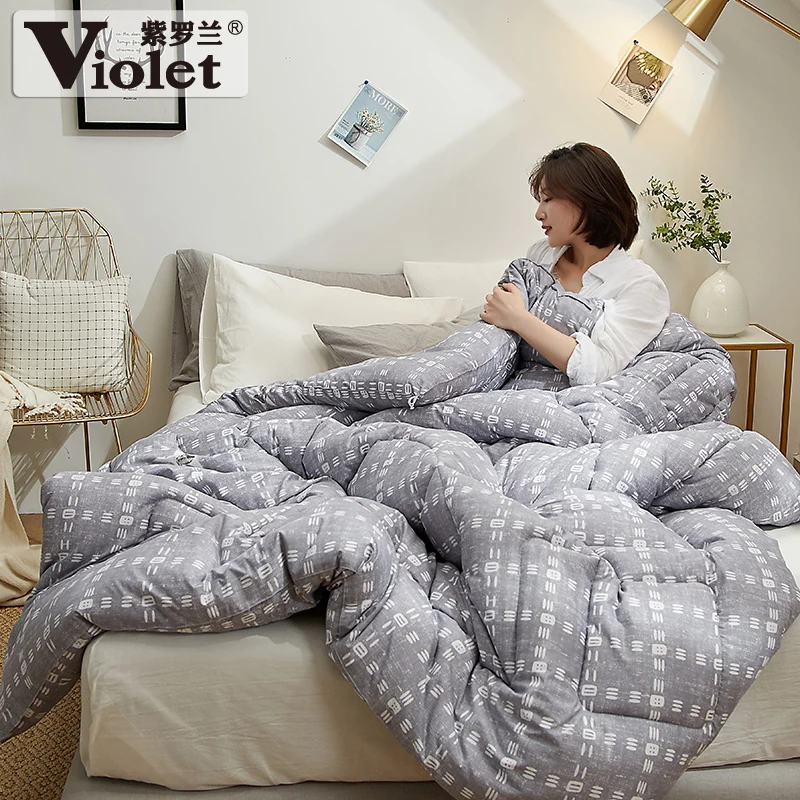 

SF Latest Design 4 Seasons Down Duvet King Queen Twin Size Duvet Insert Filling Handmade Quilts High Quality Comforter Blankets